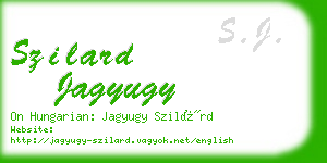 szilard jagyugy business card